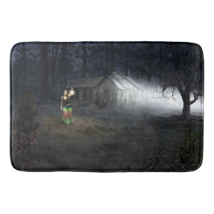 Tapis De Bain Maison d'horreur d'Halloween