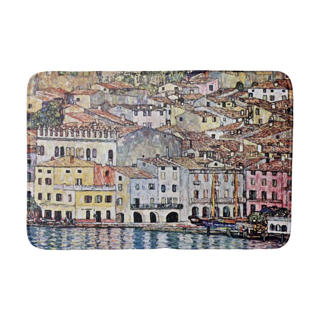 Tapis De Bain Malcesine au lac de Garde, Gustav Klimt (Devant)