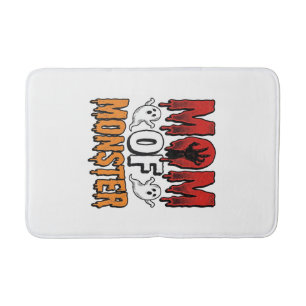 Tapis De Bain Maman de monstre vintage Halloween conception de t