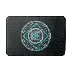Tapis de bain mandala du Verseau