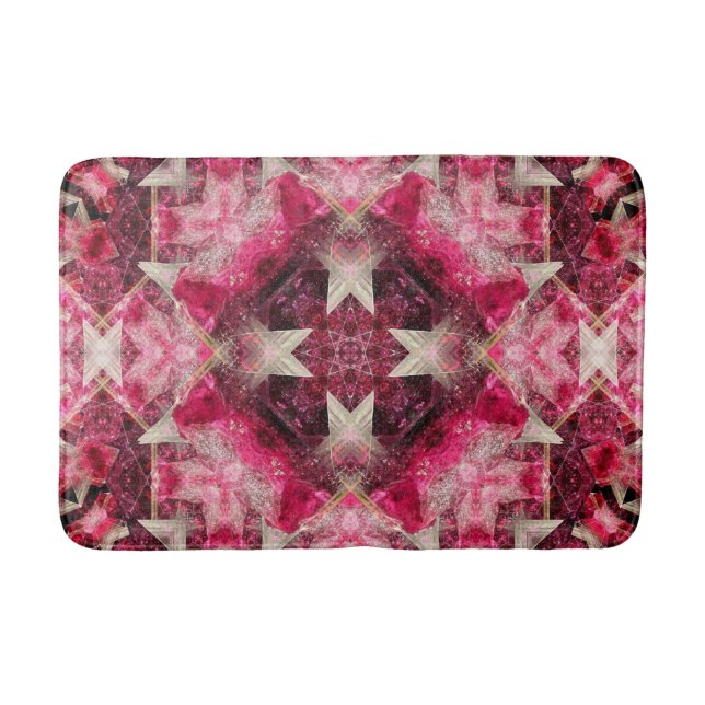 Tapis De Bain Mandala en cristal de Matrix (Devant)