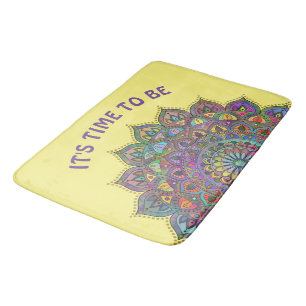 Tapis De Bain Mandala Inde Style 1