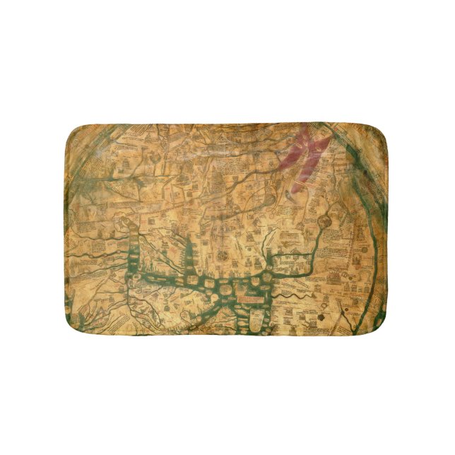 Tapis De Bain Mappa Mundi, c.1290 (Devant)