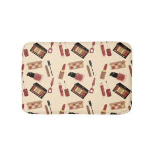 Tapis De Bain Maquillage Cosmétique Beauté Motif Cosmetologie