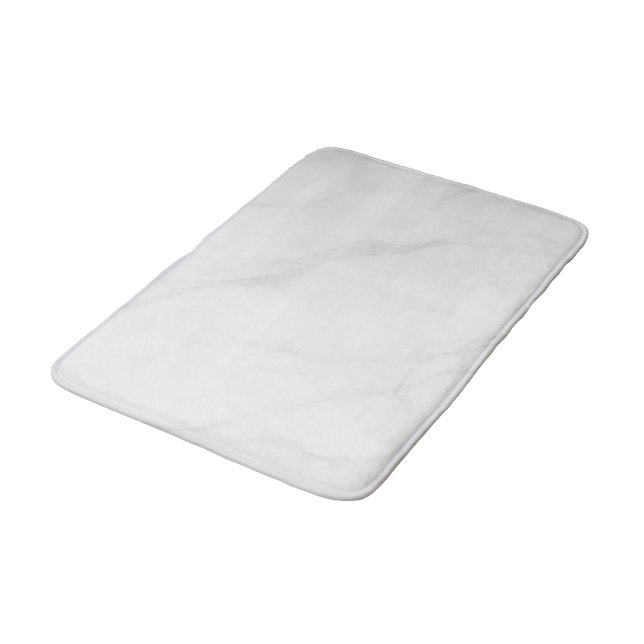Tapis De Bain Marbre Blanc (Angle)