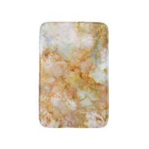 Tapis De Bain Marbre plissé d'or