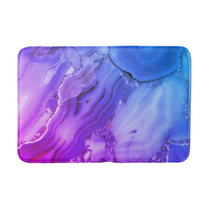 Tapis De Bain Marbre violet exotique