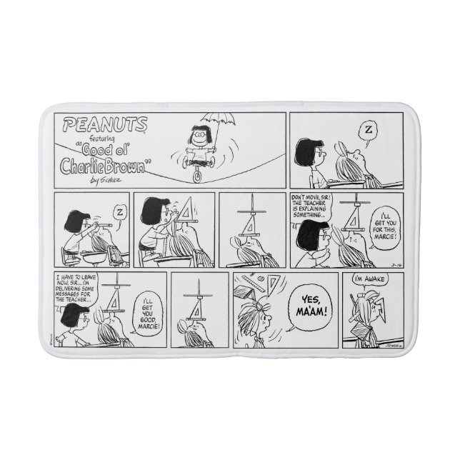 Tapis De Bain Marcie & Pepperment Patty En Classe (Devant)