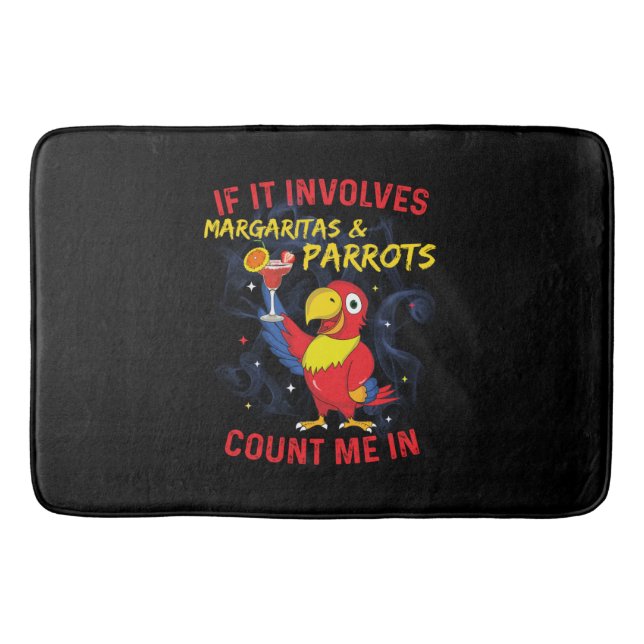 Tapis De Bain Margaritas et perroquets (Devant)