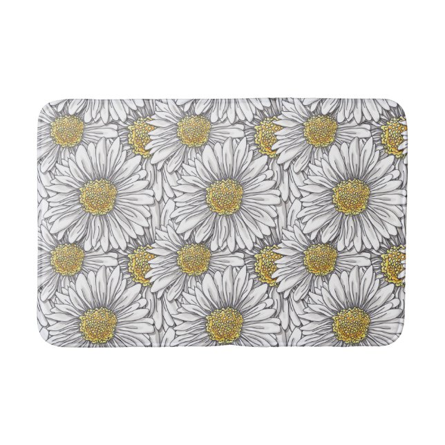 Tapis De Bain Marguerites (Devant)