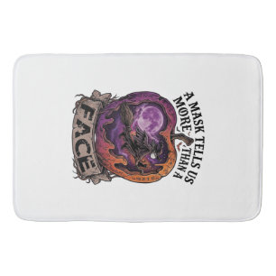 Tapis De Bain Masque En Dit Plus Que Visage Sorcière D'Halloween