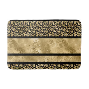 Tapis De Bain Mat-bain Gold Safari