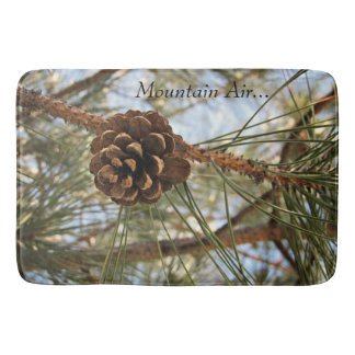 Tapis De Bain Mat de bain à cône de pin de montagne - Grand