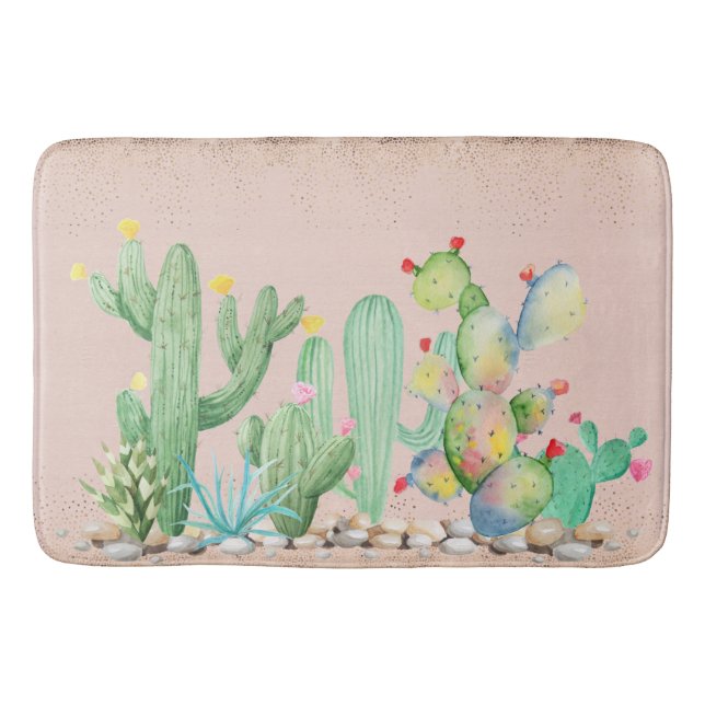 Tapis De Bain Mat de bain Cactus Sud-Ouest (Devant)