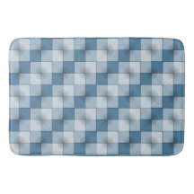 Mat de bain circulaire Carré