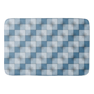 Tapis De Bain Mat de bain circulaire Carré