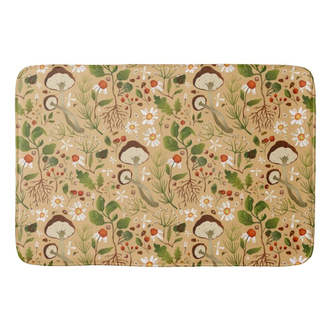 Tapis De Bain Mat de bain de feuillage d'automne (Devant)