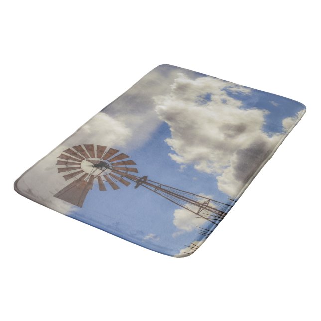 Tapis De Bain Mat de bain de moulin rural Grand (Angle)
