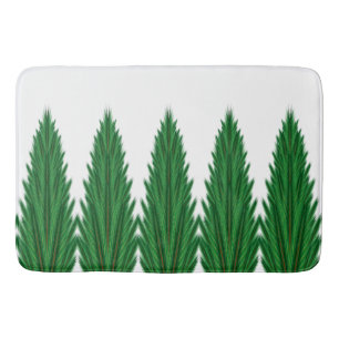 Tapis De Bain Mat de bain de pins en miroir