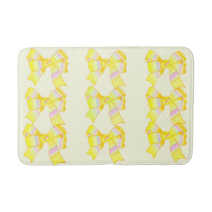 Tapis De Bain Mat de bain de vaches jaunes