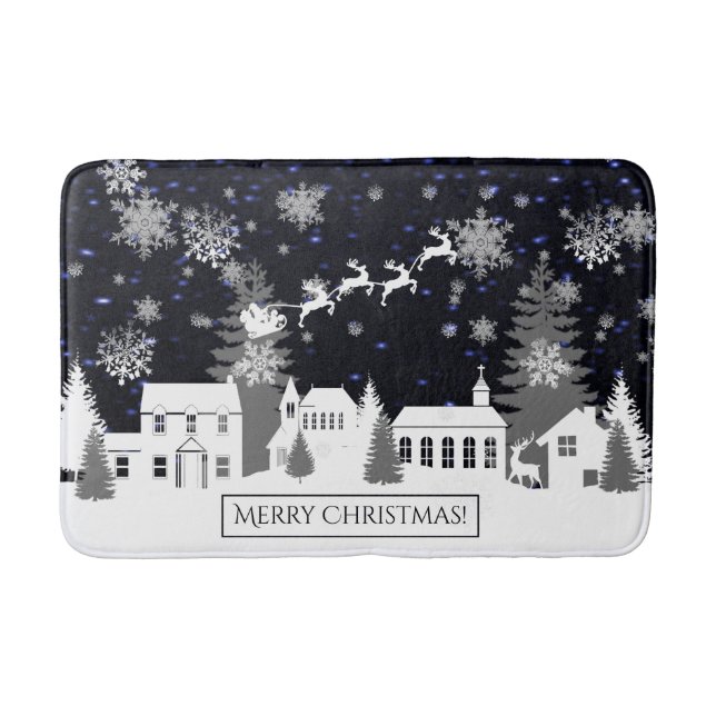 Tapis De Bain Mat de bain du village de Noël (Devant)