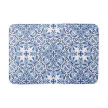 Mat de bain en mosaïque méditerranéenne