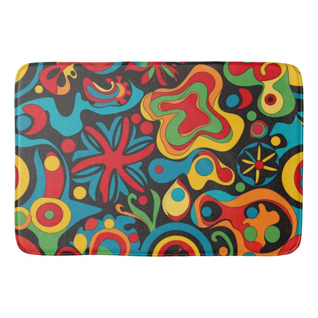 Tapis De Bain Mat de bain hippie (Devant)