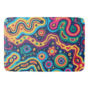 Tapis De Bain Mat de bain hippie