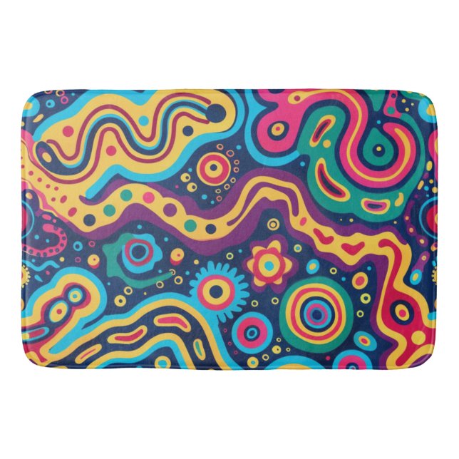 Tapis De Bain Mat de bain hippie (Devant)