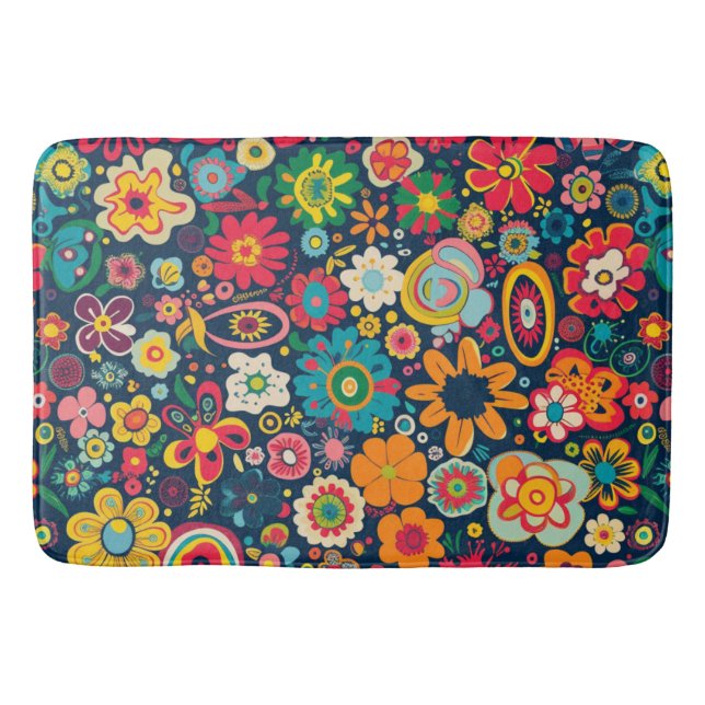 Tapis De Bain Mat de bain hippie (Devant)