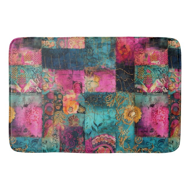 Tapis De Bain Mat de bain Hippie Boho (Devant)