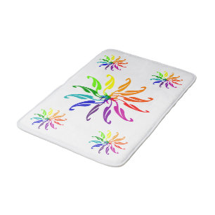 Tapis De Bain Mat de bain - Jantes de couleur