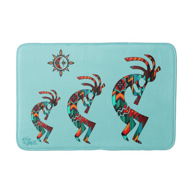 Tapis De Bain Mat de bain Kokopelli Sud-Ouest (Devant)