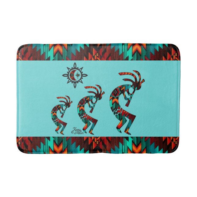 Tapis De Bain Mat de bain Kokopelli Sud-Ouest (Devant)