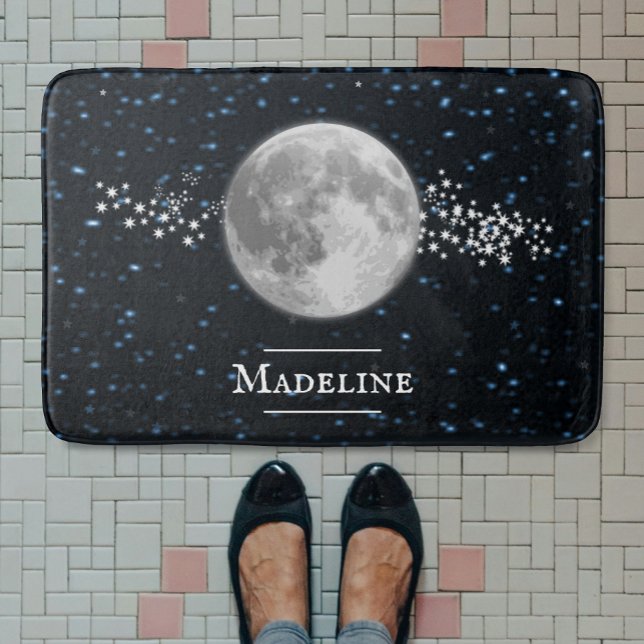 Tapis De Bain Mat de bain lunaire personnalisé (Lunar Personalized Bath Mat)