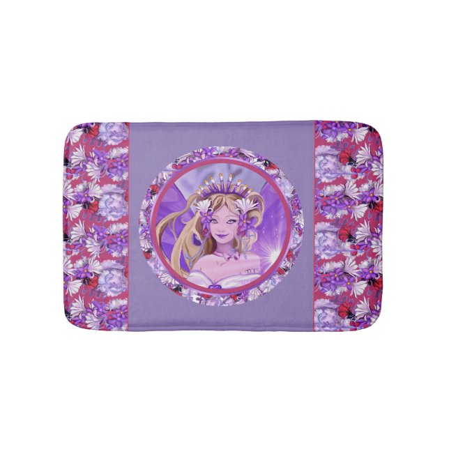 Tapis De Bain Mat de bain mauve Sun fairy (Devant)
