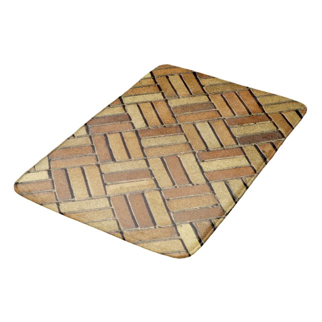 Tapis De Bain Mat de bain - Motif en brique (Angle)