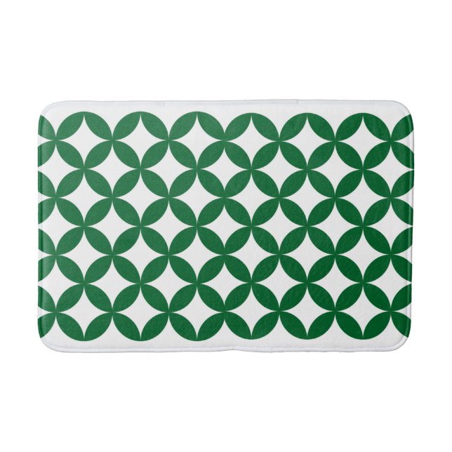 Tapis De Bain Mat de bain Motif Shippo vert (Devant)