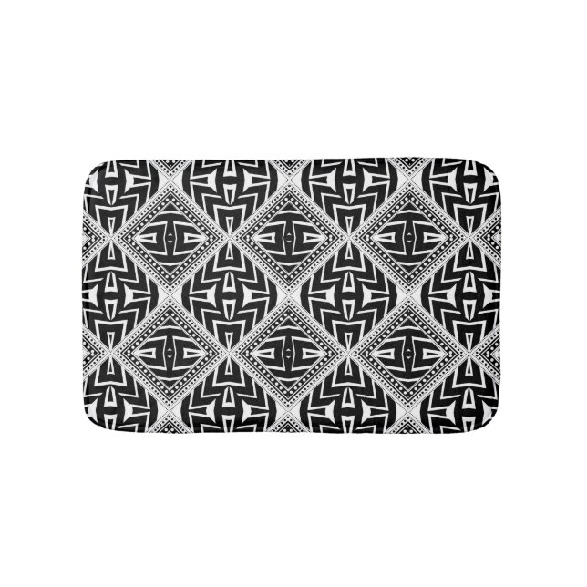Tapis De Bain Mat de bain Motif tribal funky (Devant)