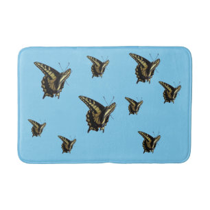 Tapis De Bain Mat de bain - Papillons à queue noire