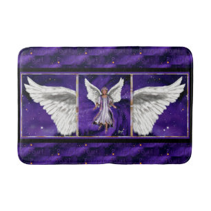 Tapis De Bain Mat de bain pourpre