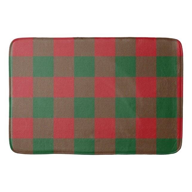Tapis De Bain Mat de bain rouge et vert (Devant)