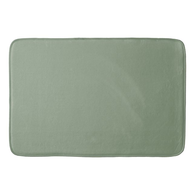 Tapis De Bain Mat de bain vert gris (Devant)