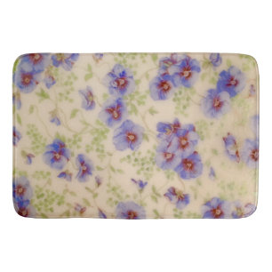 Tapis De Bain Mat de bain violet fleur sauvage