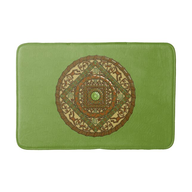 Tapis De Bain Mat de bain Virgo Mandala (Devant)
