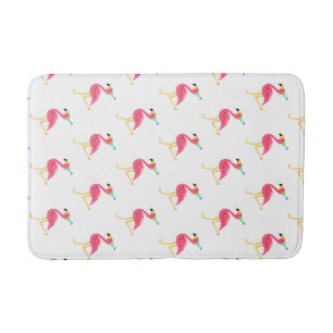 Tapis De Bain Mat de salle de bain Flamant rose