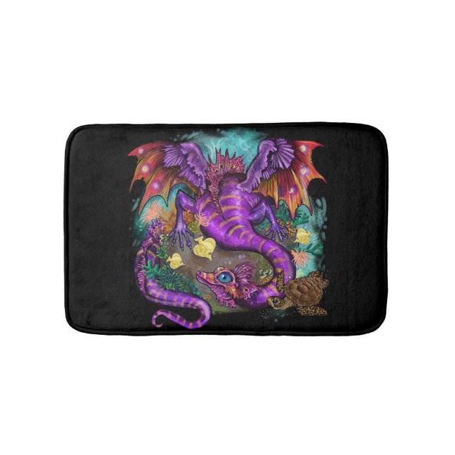 Tapis De Bain Mat d'eau de mer aquatique Dragon (Devant)