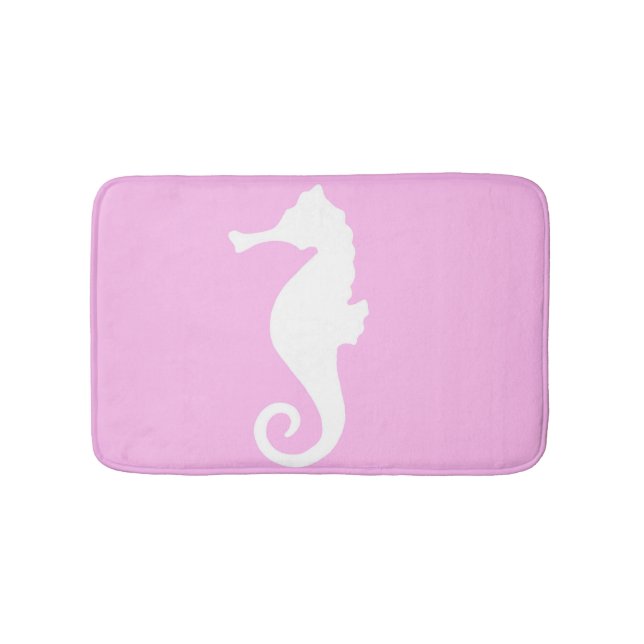 Tapis De Bain Mat Salle De Bains De L'Équestre Rose (Devant)