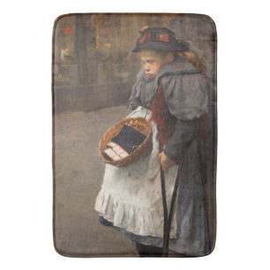 Tapis De Bain Matchstick Girl pauvre rue Urchin Pauvreté urbaine