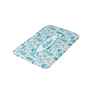 Tapis De Bain MCM Hawaiian Village - Blue